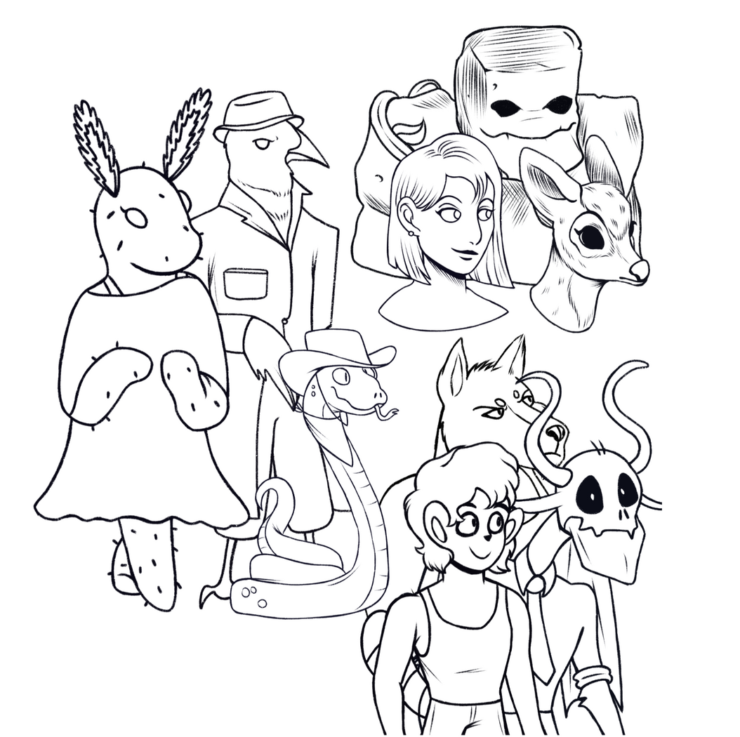 Lineart examples.